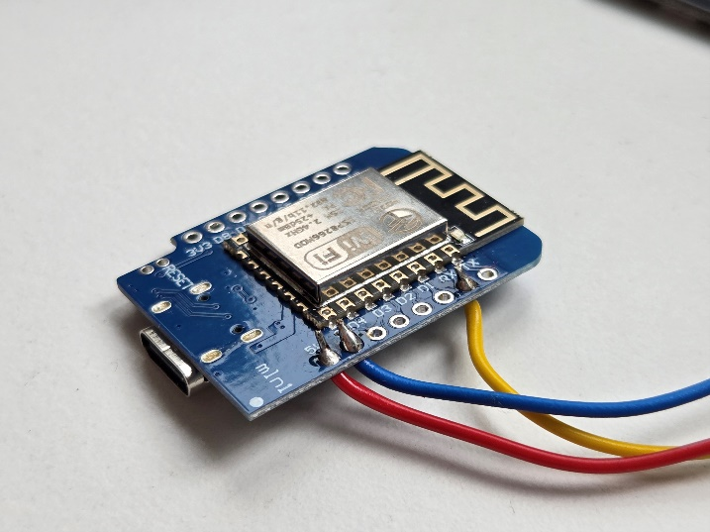 Microcontroller gelötet